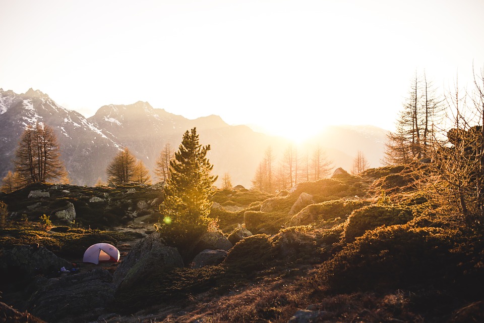 camping reducing anxiety