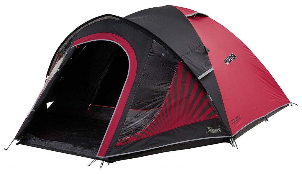 Wild camping coleman tent