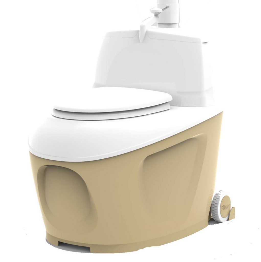 Composting camping toilet