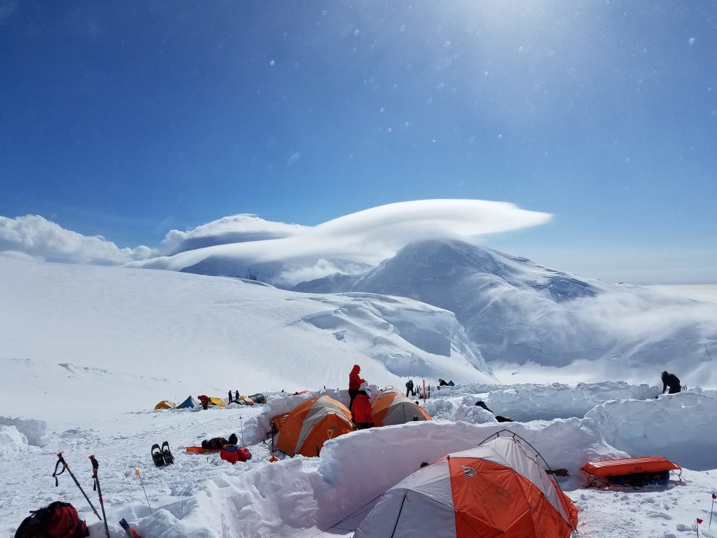 snow camping Expedition