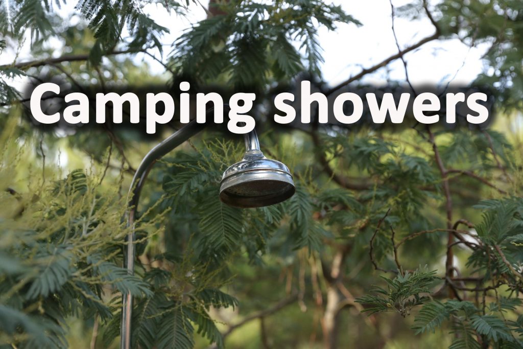 Camping showers
